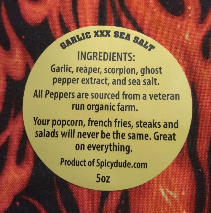 Garlic XXX Sea Salt